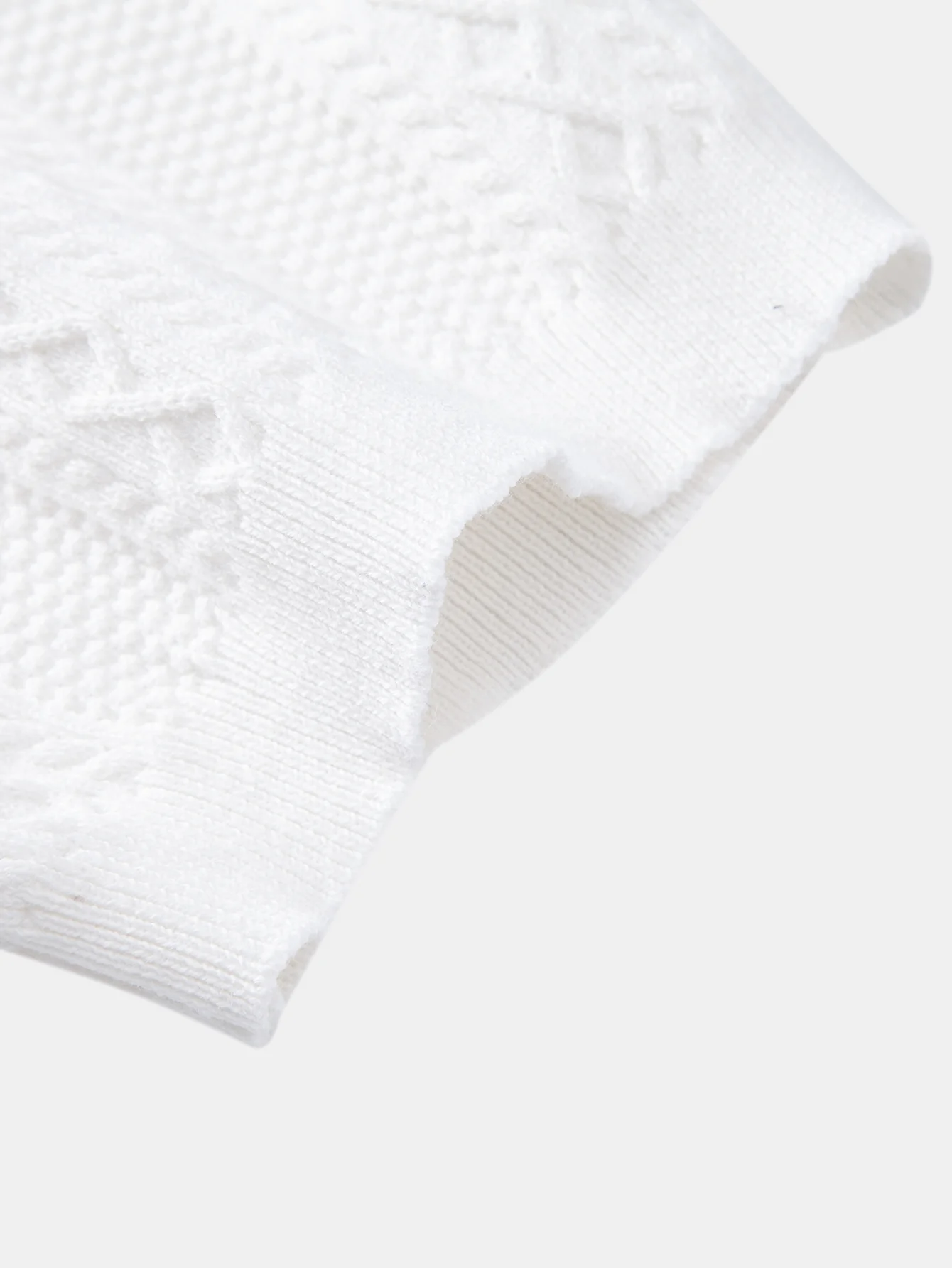 Geometric Jacquard Knit Polo - Image 12