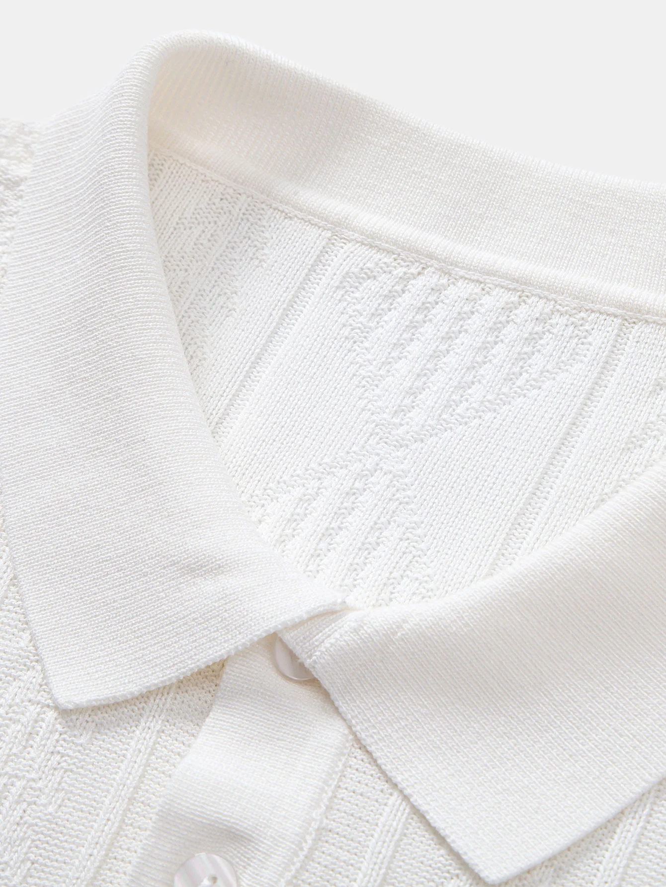 Geometrisch Jacquard Strick Poloshirts & Schlanke Passform Verjüngte Hose - Image 11
