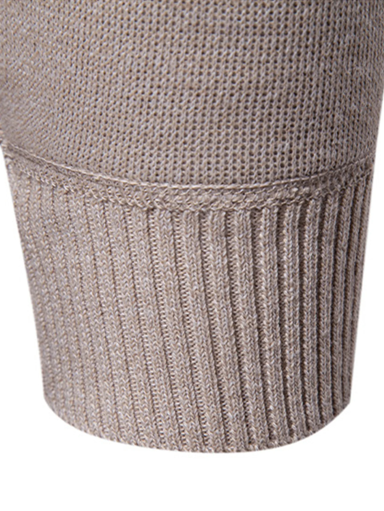 Geometrischer Jacquard Rollkragenpullover - Image 14