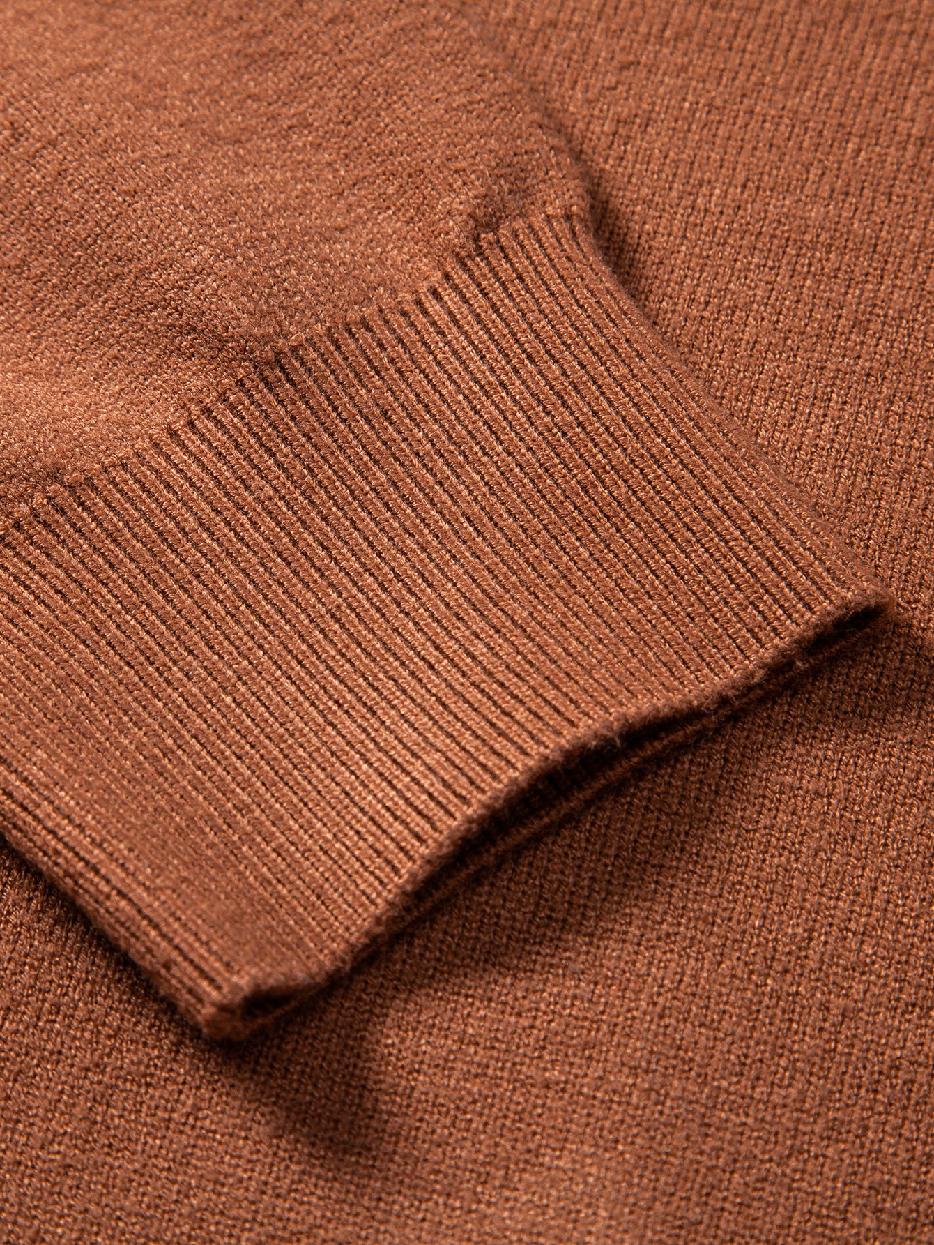 Geometrischer Jacquard Stehkragenpullover - Image 17