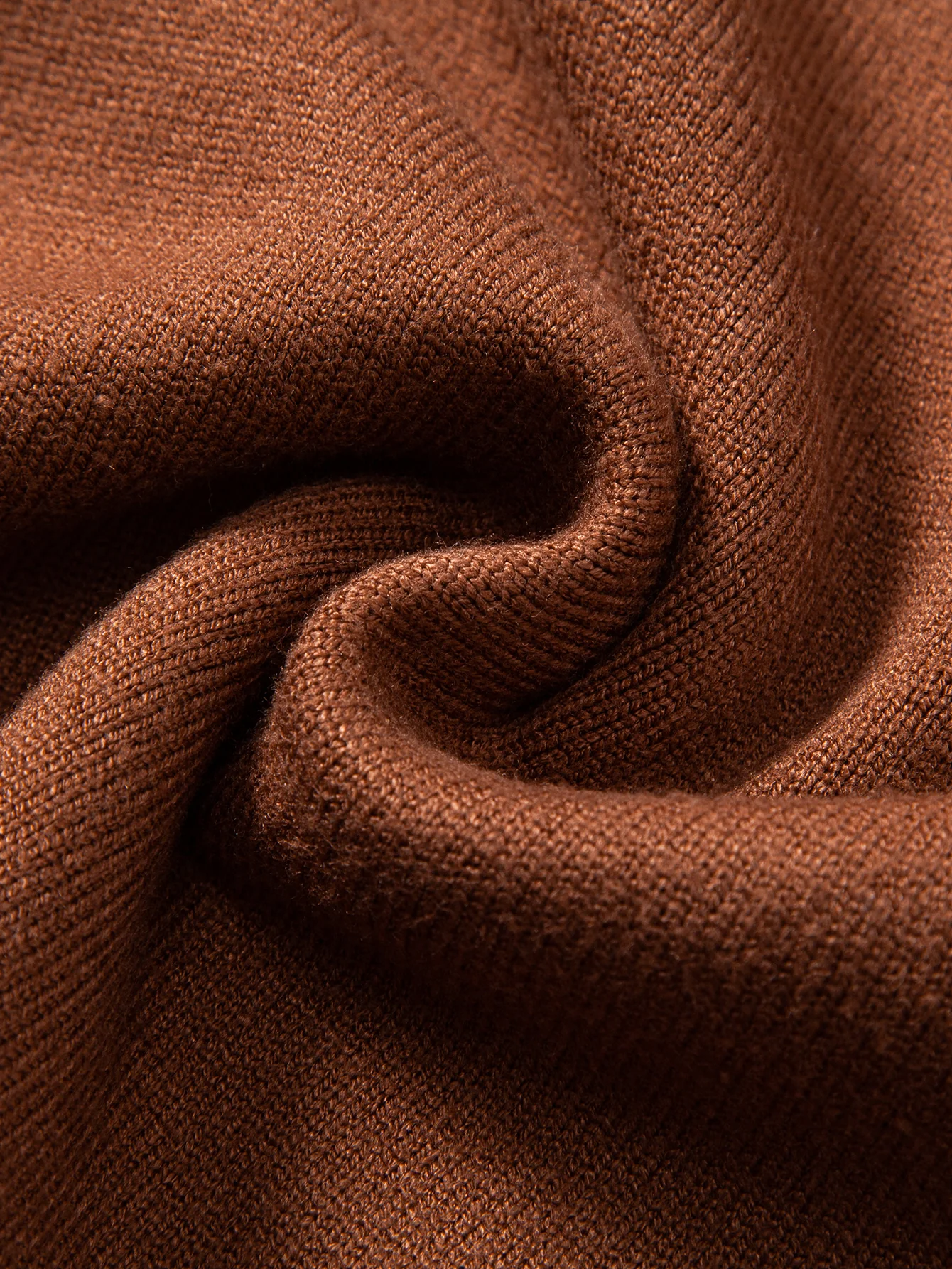 Geometrischer Jacquard Stehkragenpullover - Image 18