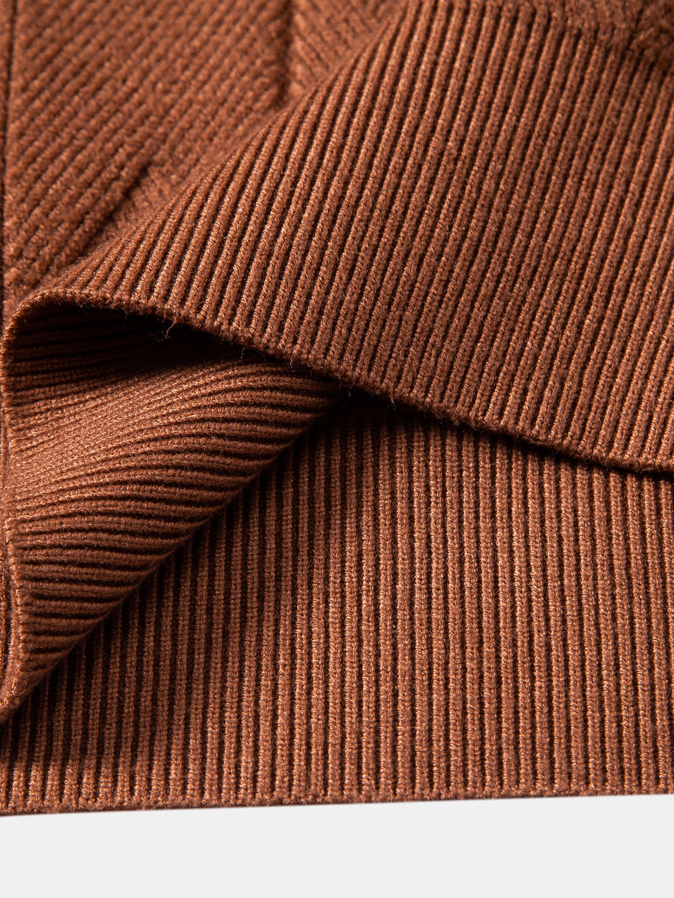 Geometrischer Jacquard Stehkragenpullover - Image 22