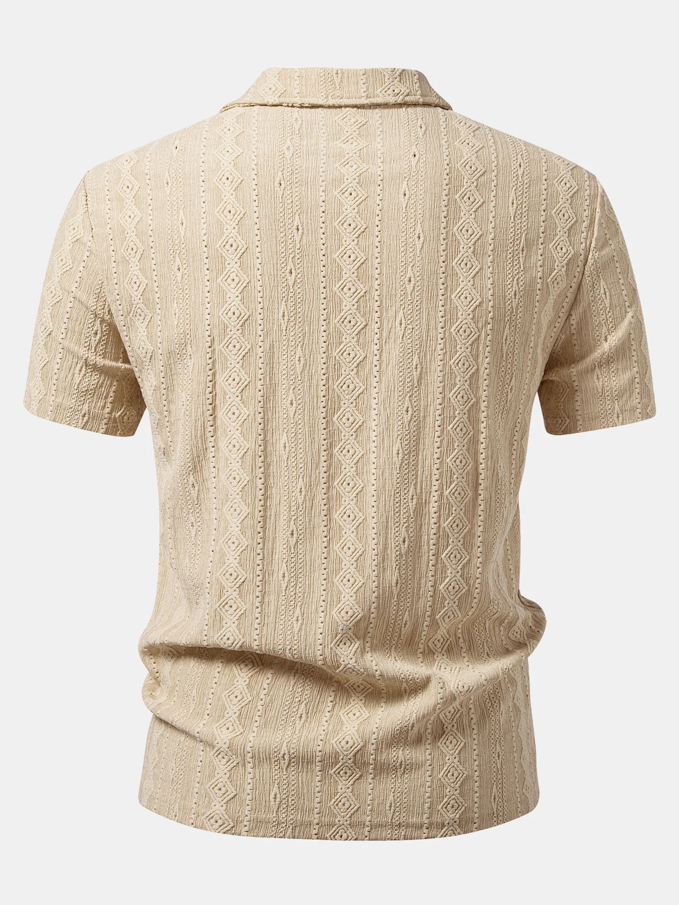 Geometric Jacquard Polo - Image 4