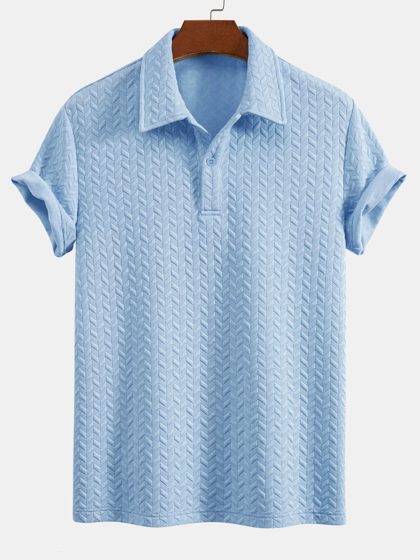 Geometrische Jacquard Polo & Geometrische Jacquard -Shorts - Image 10