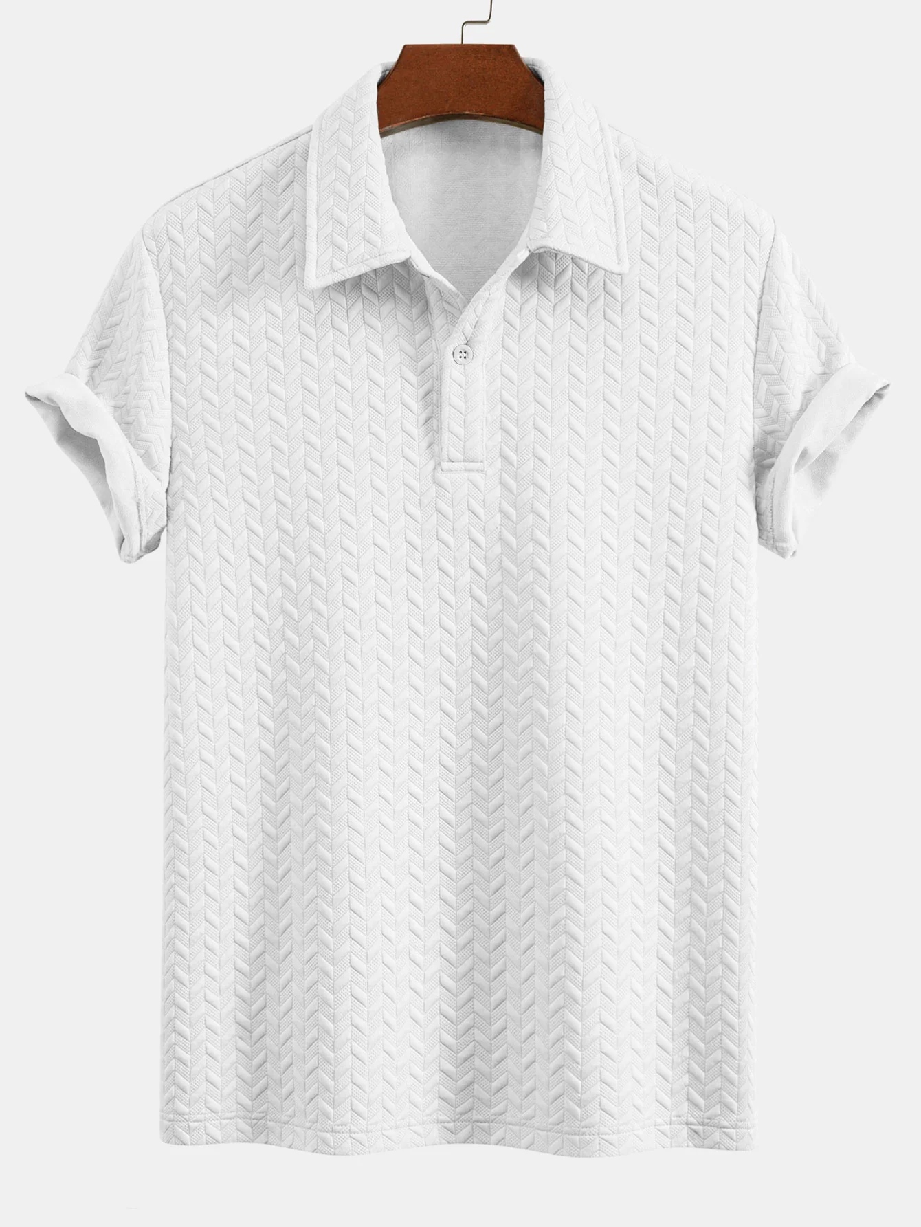 Geometrische Jacquard Polo & Geometrische Jacquard -Shorts - Image 11
