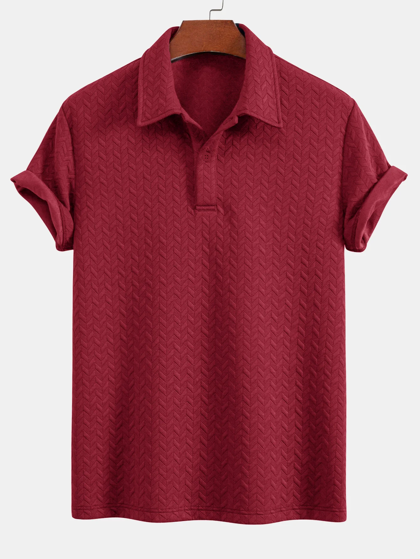 Geometrische Jacquard Polo & Geometrische Jacquard -Shorts - Image 12