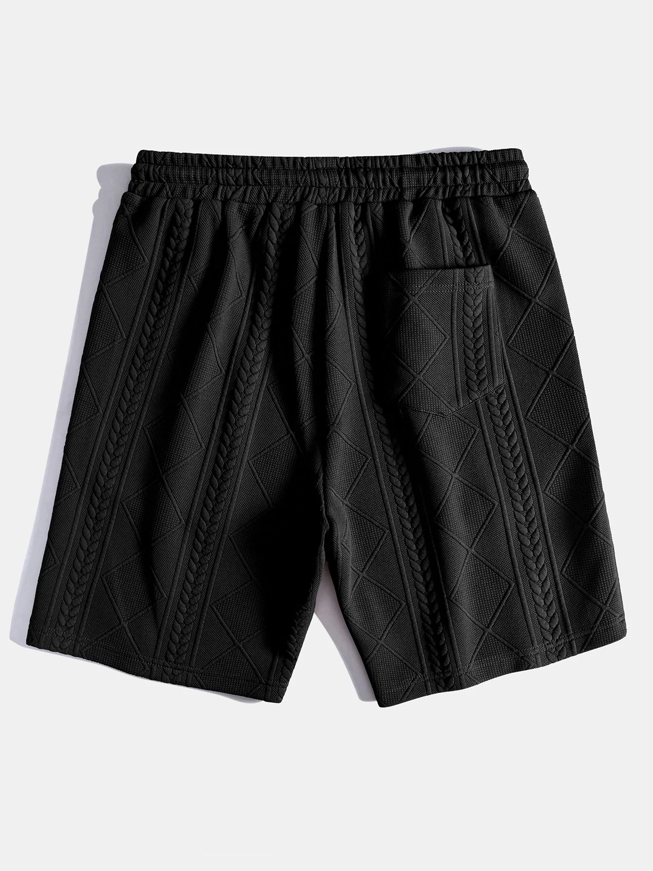 Geometrisches Jacquard-Polo & Shorts - Image 10