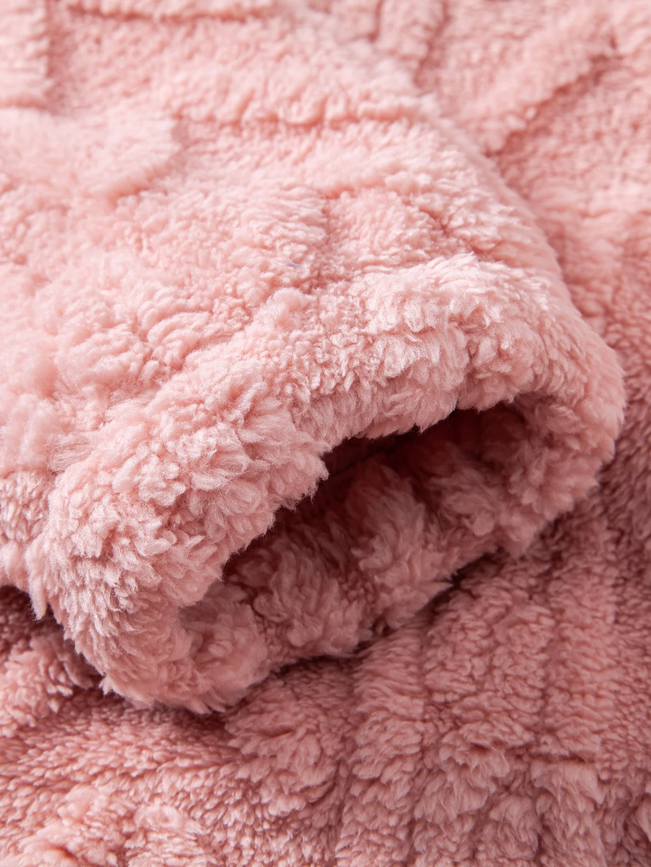 Geometric Jacquard Teddy Hoodie - Image 12