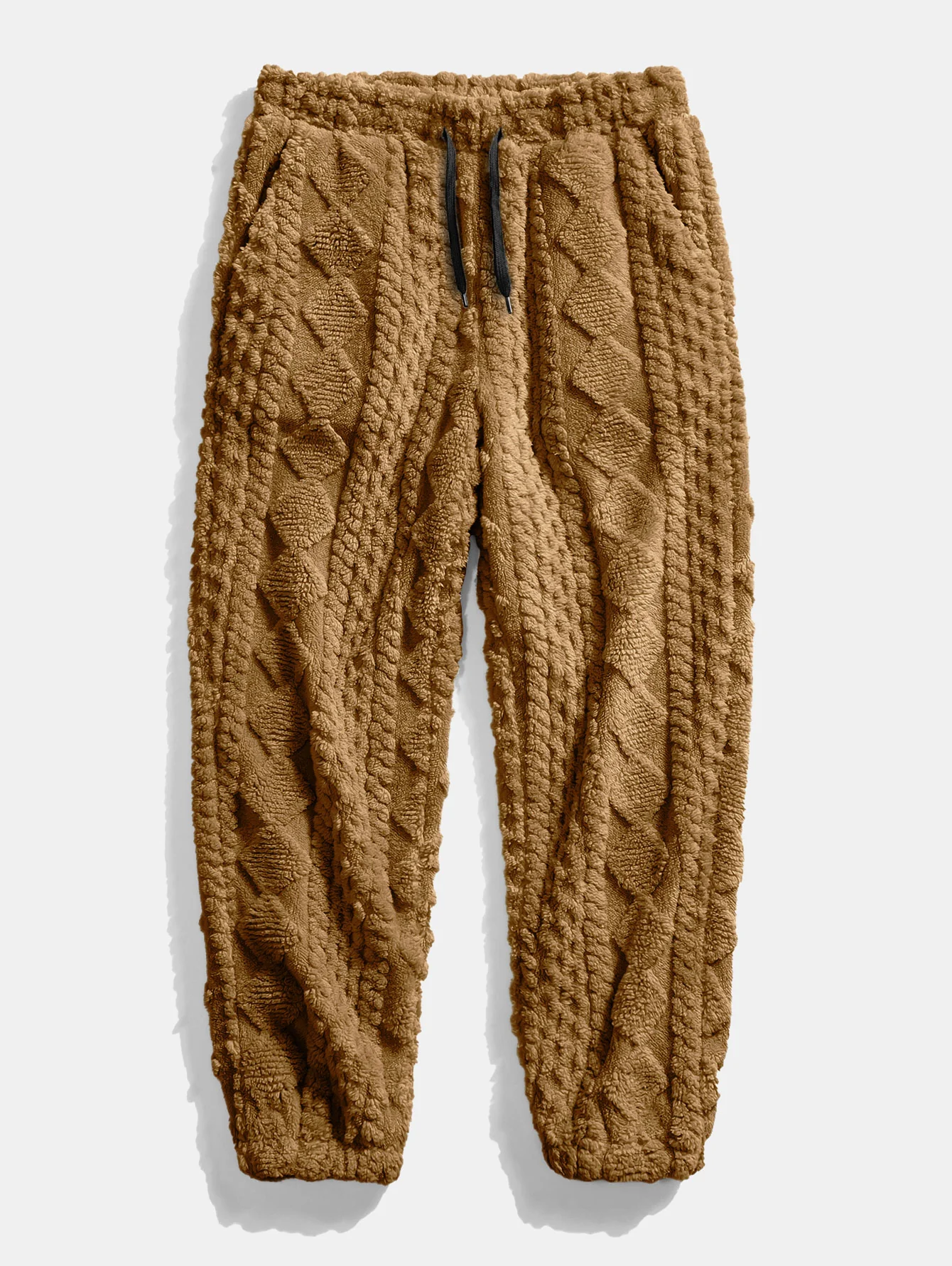 Geometric Jacquard Teddy Hoodie & Geometric Jacquard Pants - Image 13
