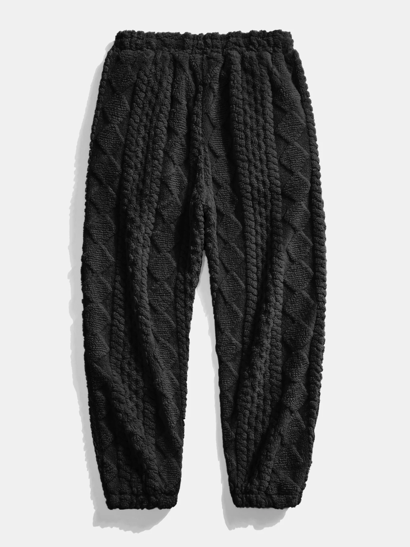 Geometric Jacquard Teddy Hoodie & Geometric Jacquard Pants - Image 16