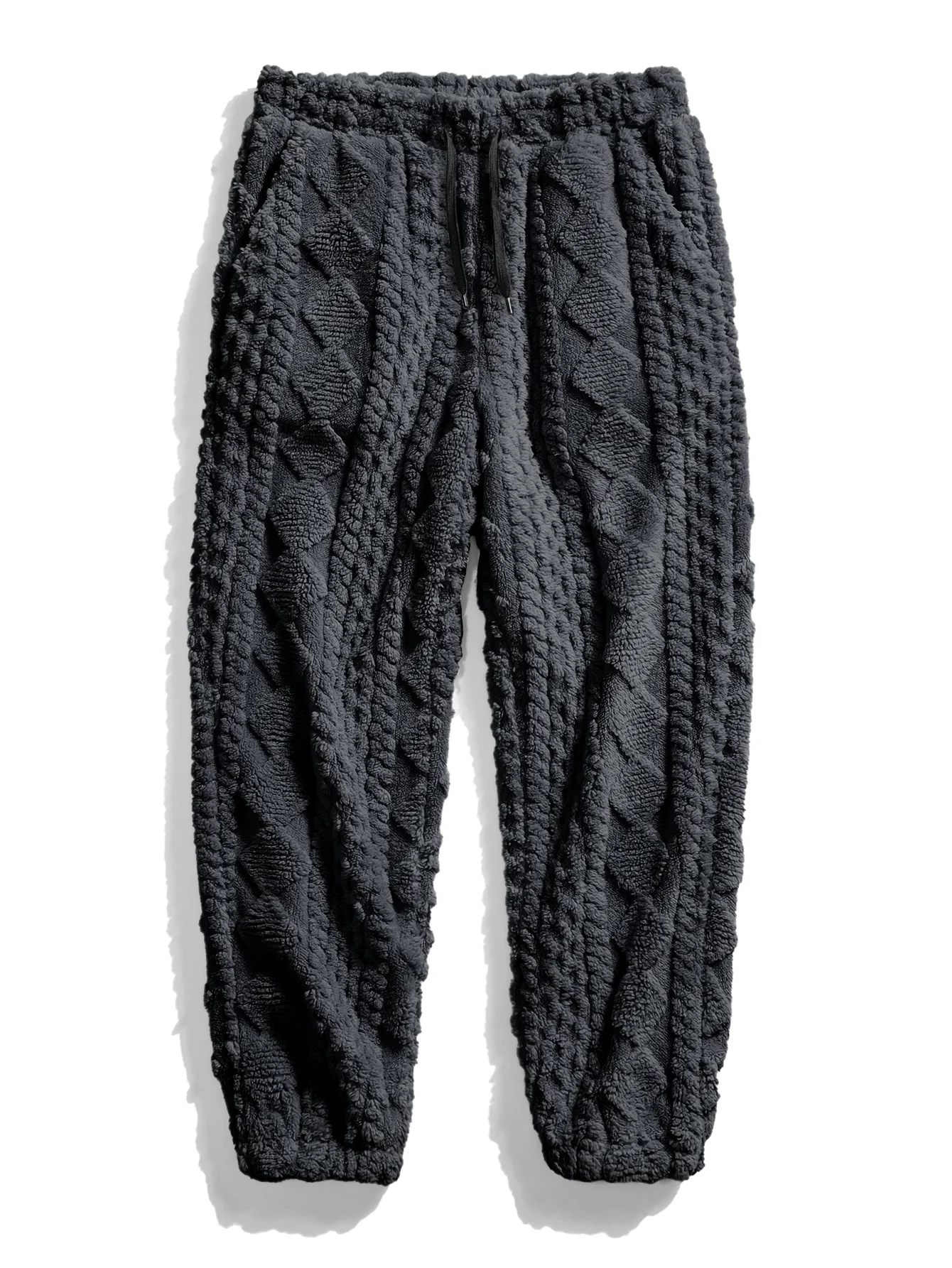 Geometric Jacquard Teddy Hoodie & Geometric Jacquard Pants - Image 18