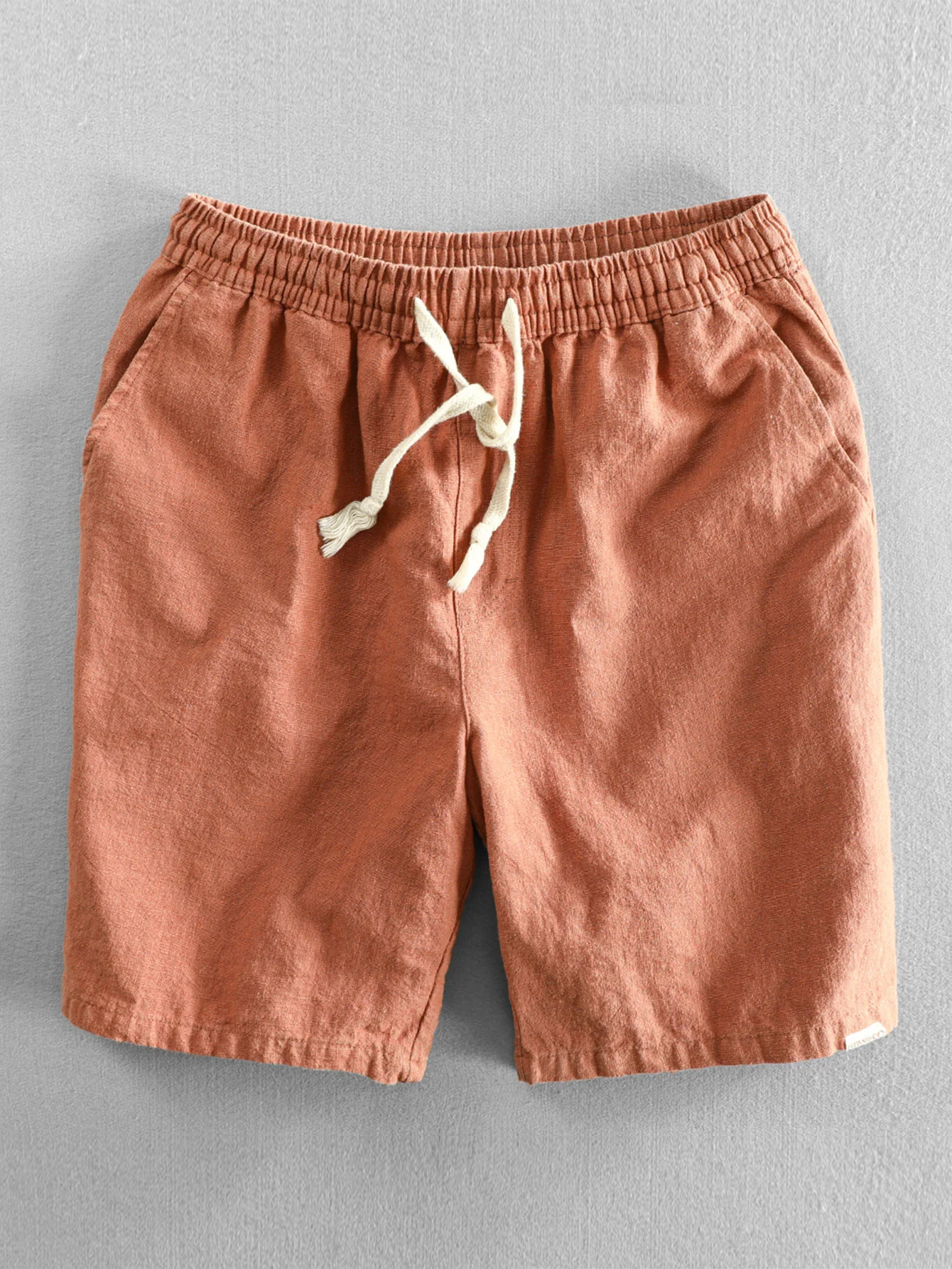 Geometrisches Jacquard-texturiertes Cuban Shirt & Leinen-Baumwoll-Mix Shorts - Image 13