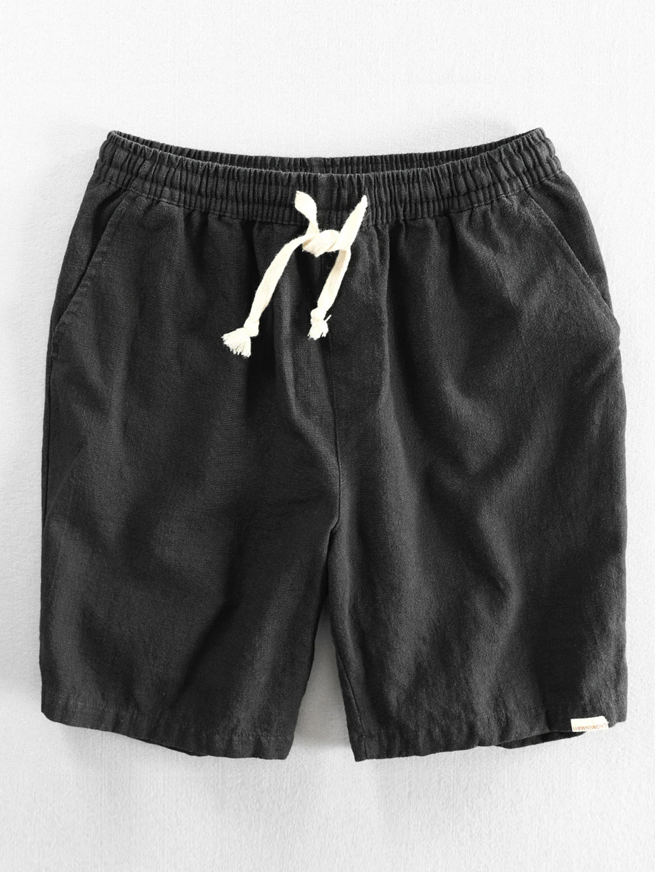 Geometrisches Jacquard-texturiertes Cuban Shirt & Leinen-Baumwoll-Mix Shorts - Image 14