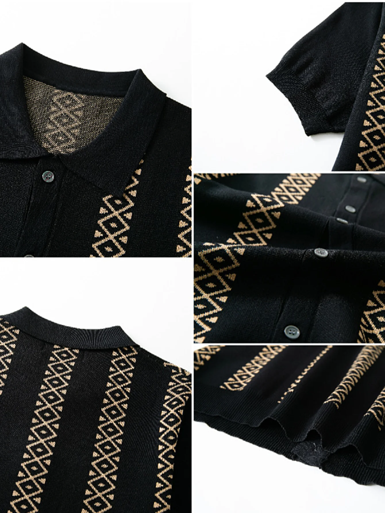 Geometric Knit Shirt - Image 7