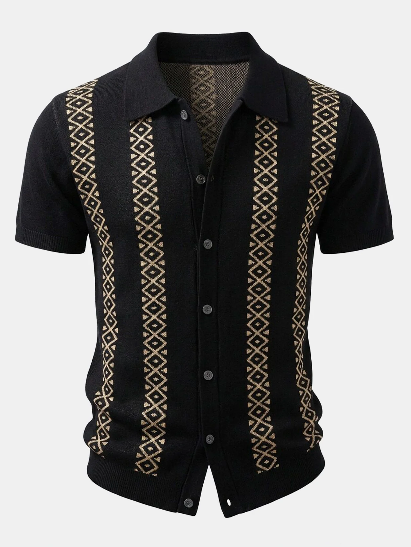 Geometric Knit Shirt - Image 3