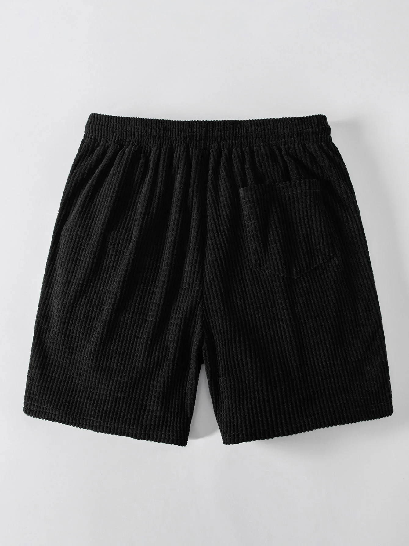 Ethnic Geometric Jacquard Patchwork 7" Corduroy Shorts - Image 4