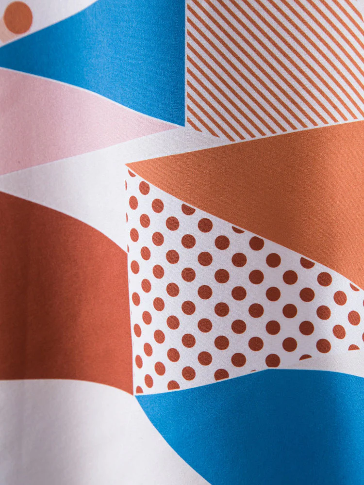 Geometrisches Polka-Dot-Druckhemd - Image 3