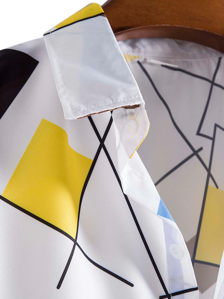 Geometrisches Druckhemd - Image 3