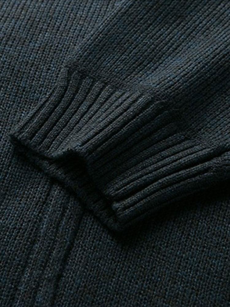 Geometrischer Druck Reißverschluss Pullover - Image 12
