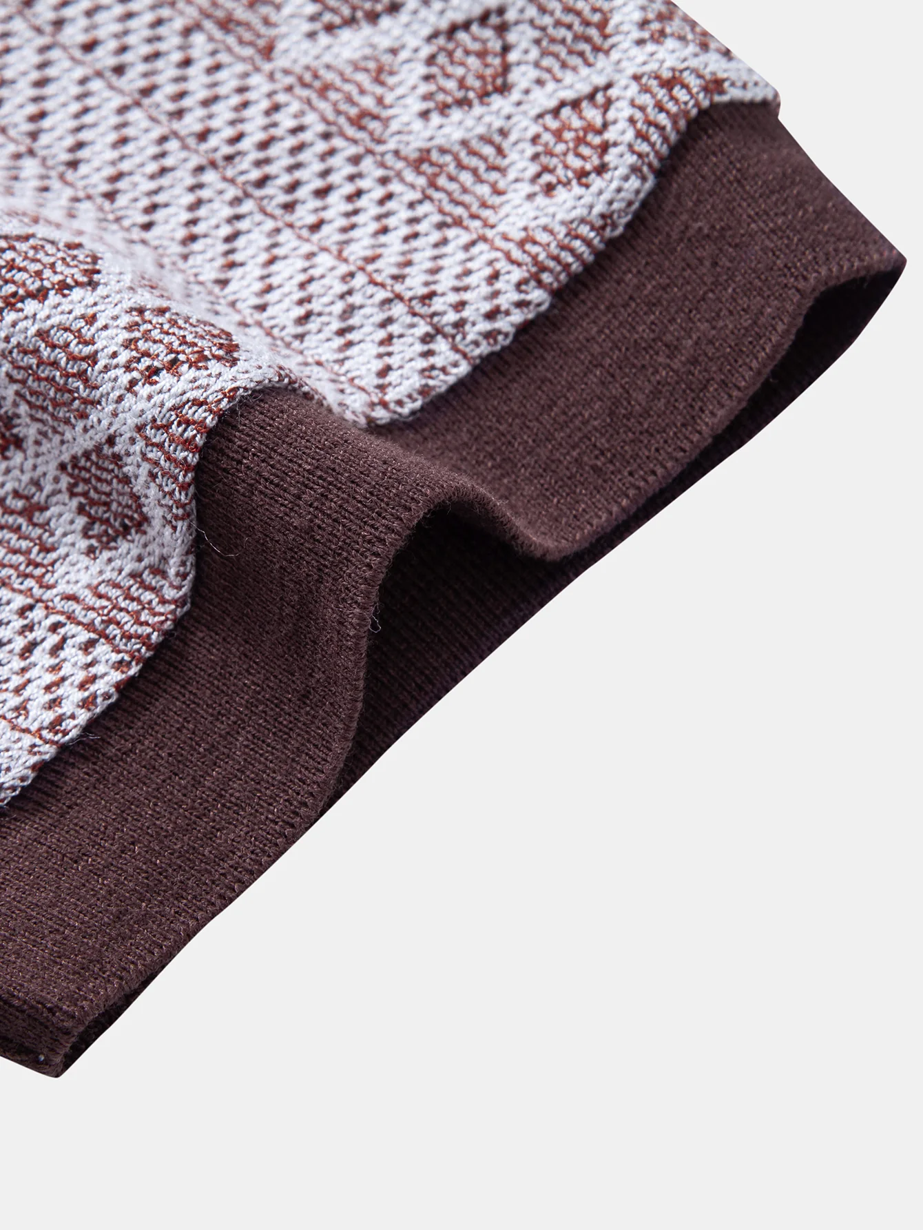 Geometric Rhombus Jacquard Polo - Image 11