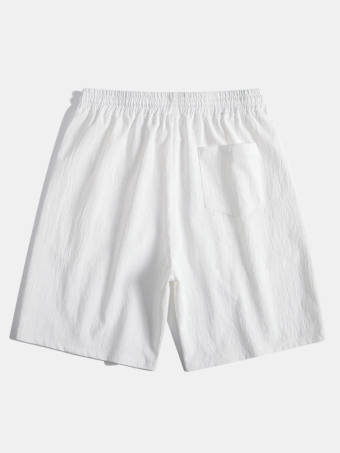 Knitteriges, strukturiertes Hemd mit Knöpfen & knitterige, strukturierte Shorts mit Kordelzug - Image 16