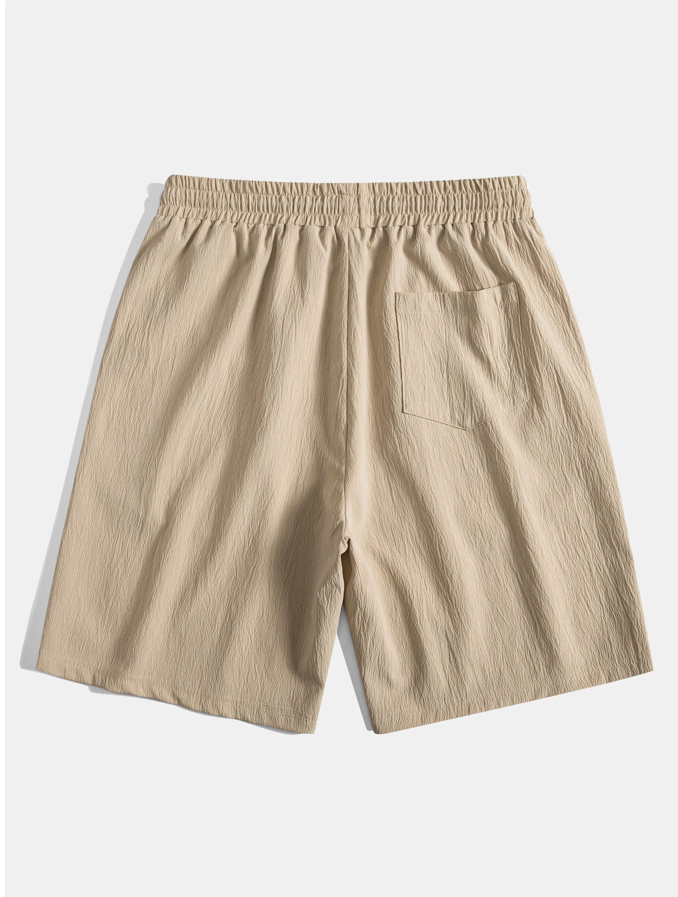 Knitteriges, strukturiertes Hemd mit Knöpfen & knitterige, strukturierte Shorts mit Kordelzug - Image 13