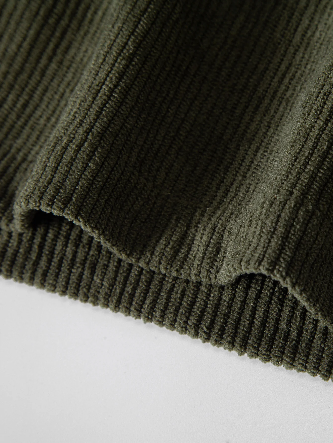 Geometric Trim Paneled Corduroy 7" Shorts - Image 7