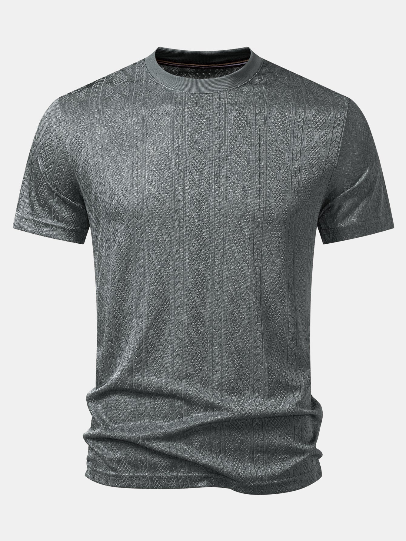 Geometry Jacquard Kint T-Shirt - Image 7