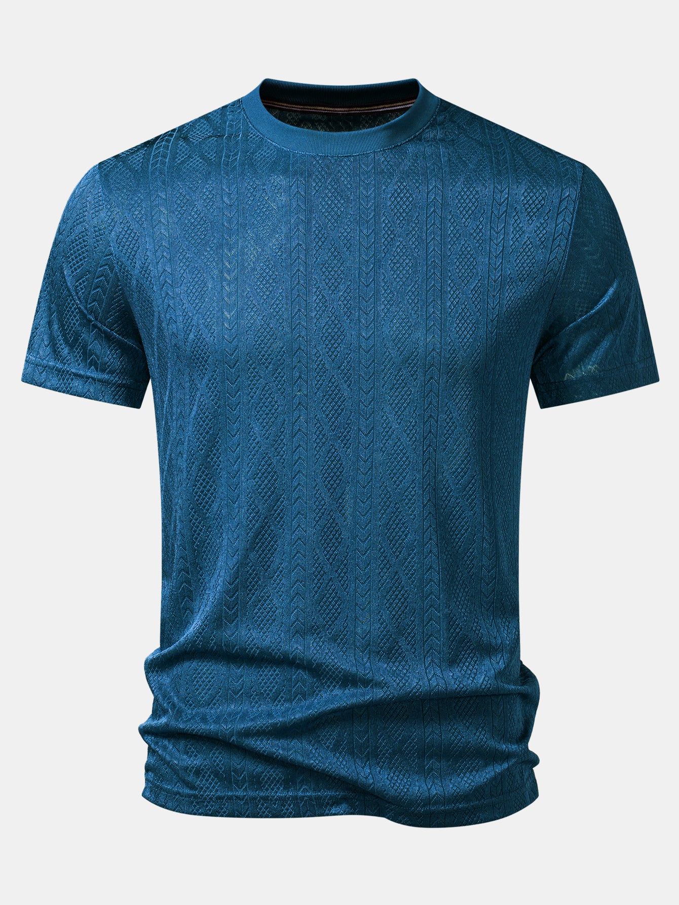 Geometry Jacquard Kint T-Shirt - Image 9