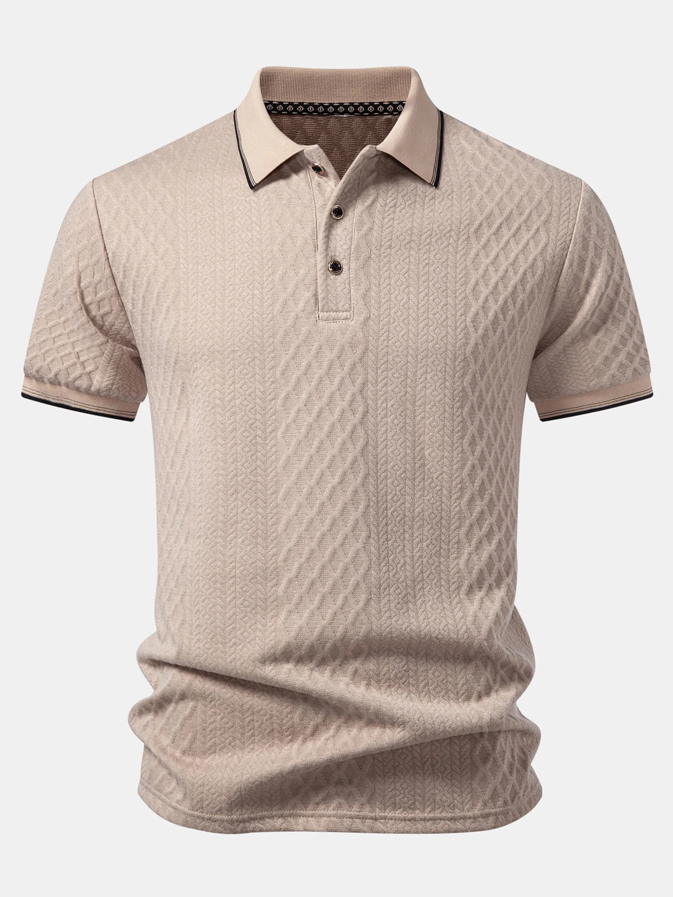 Geometry Jacquard Polo