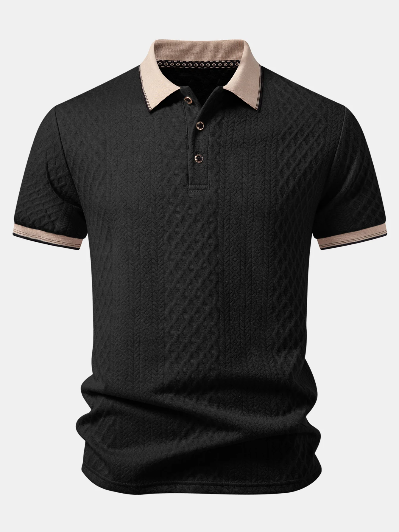 Geometry Jacquard Polo - Image 3