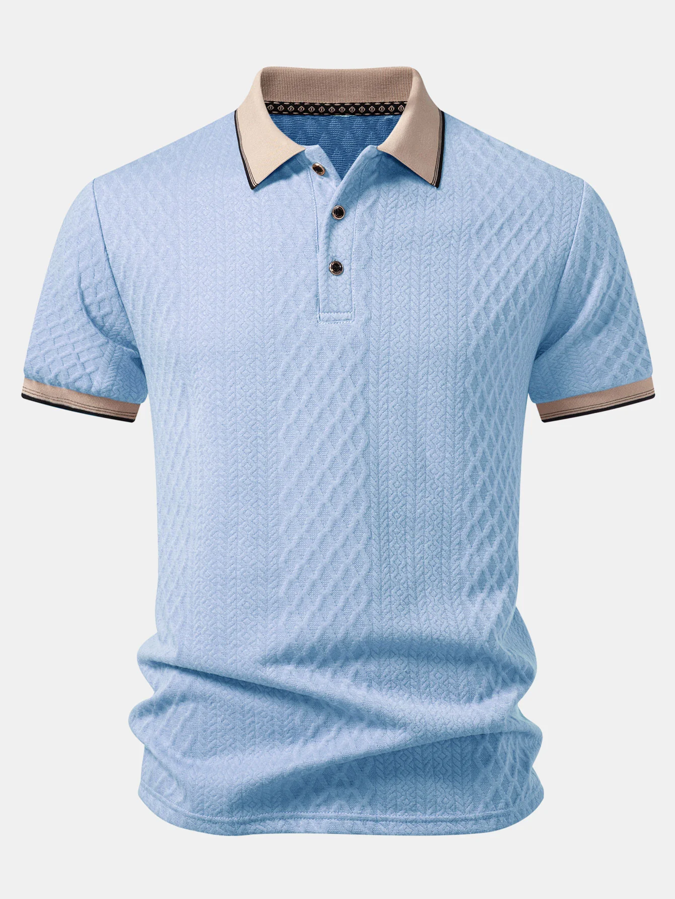 Geometry Jacquard Polo - Image 7