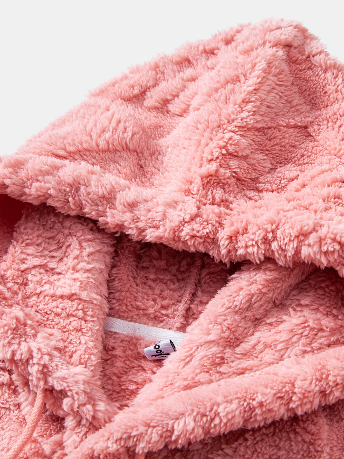 Geometry Jacquard Teddy Hoodie - Image 7