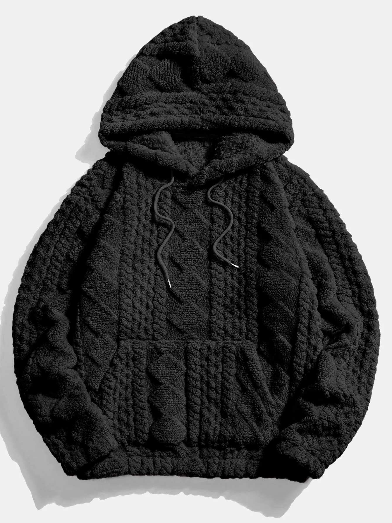 Geometry Jacquard Teddy Hoodie & Jogger Pants - Image 5