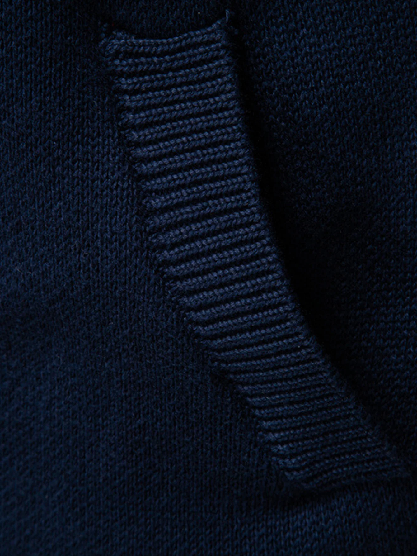 Geometrischer Jacquard Reißverschluss Stehkragen Pullover - Image 9