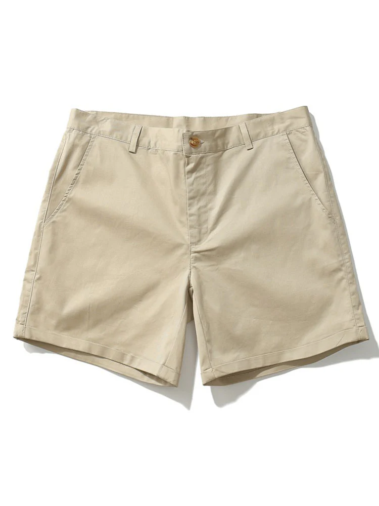 Geometrisch Texturiertes Kubanisches Hemd & 3" Chino Shorts - Image 10