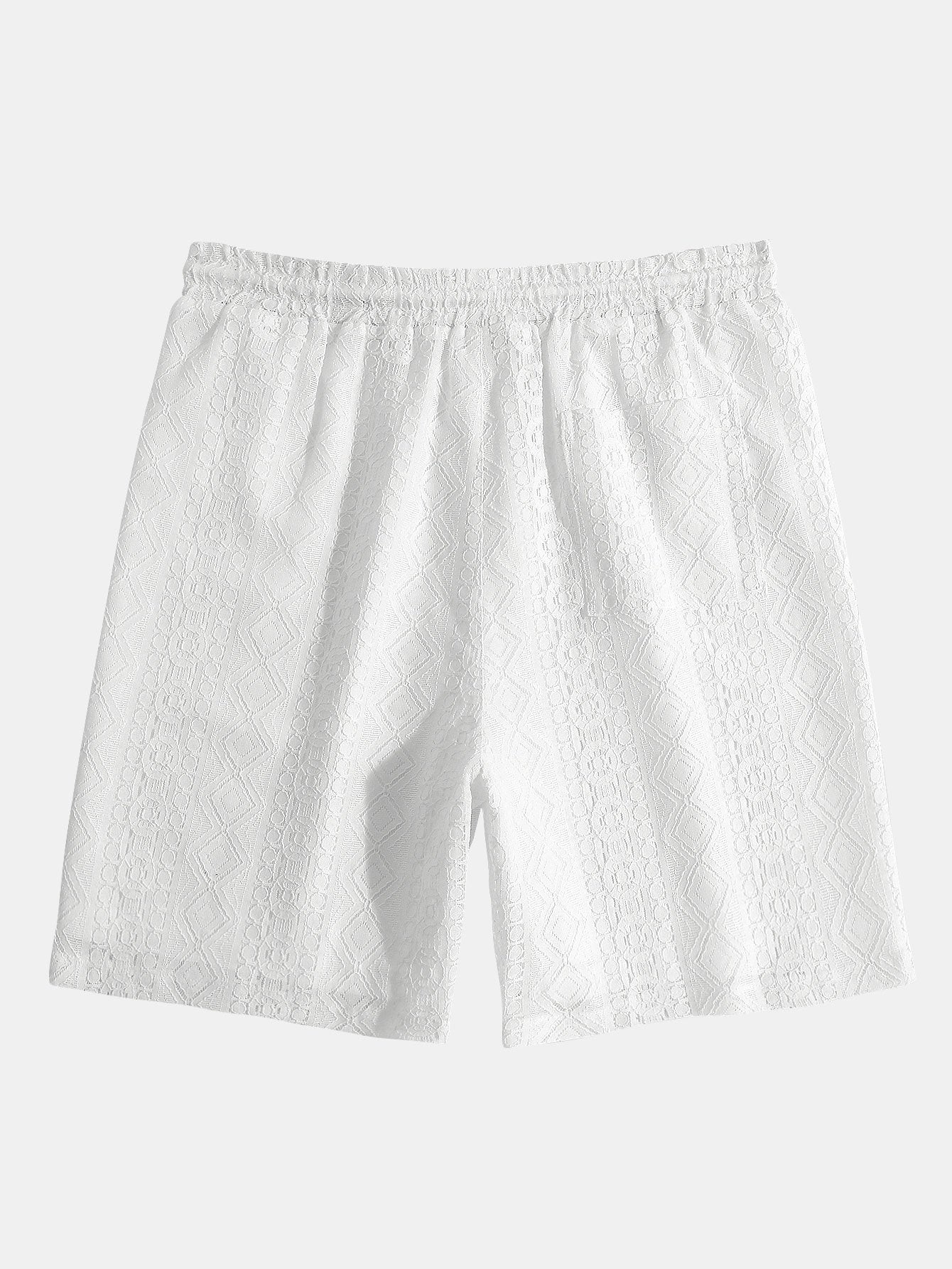 Geometrisch Texturierte Shorts - Image 2