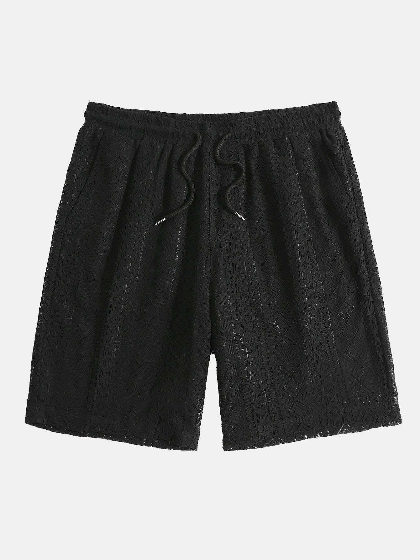 Geometrisch Texturierte Shorts - Image 3
