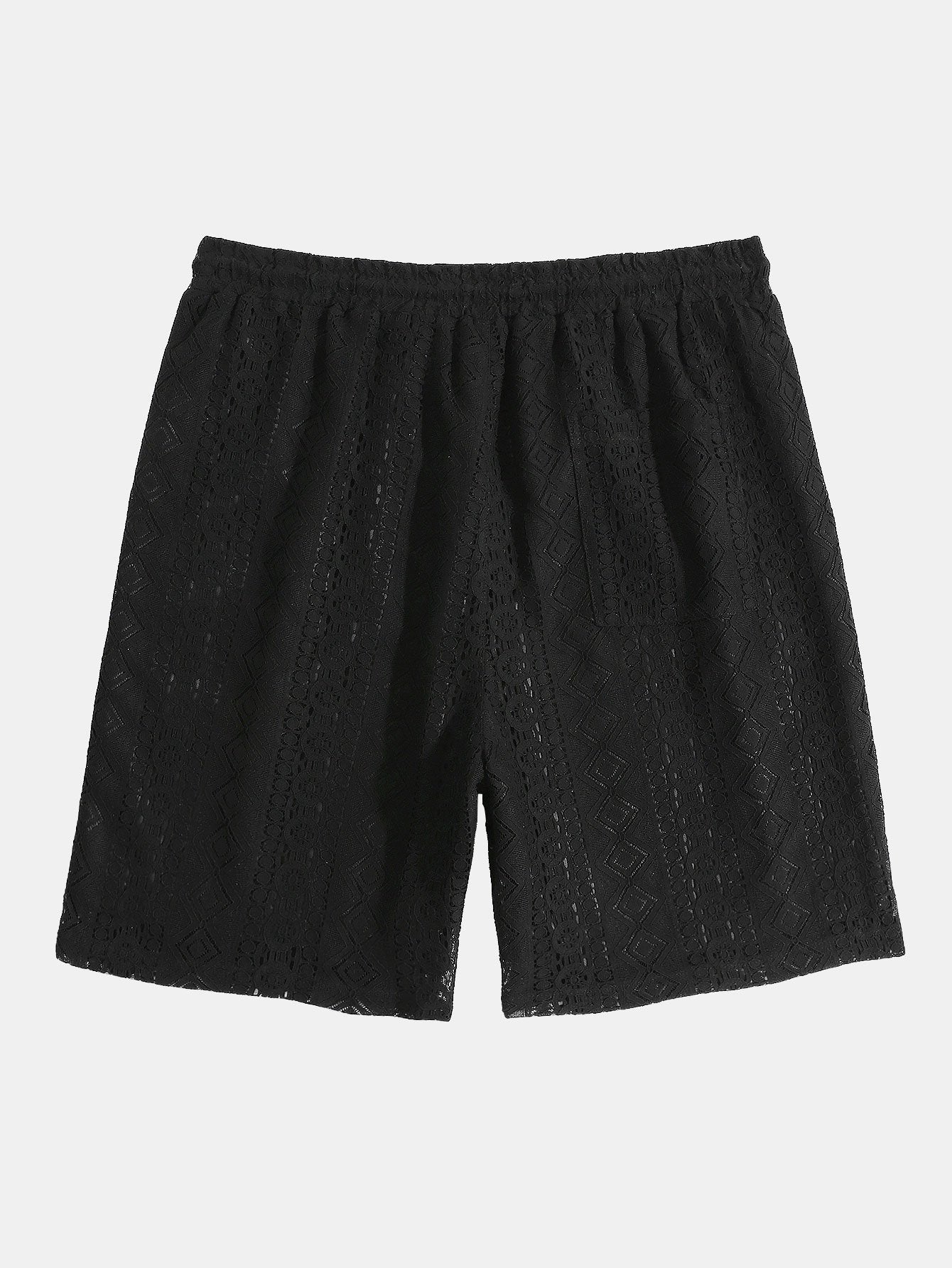 Geometrisch Texturierte Shorts - Image 4