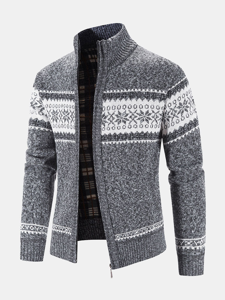 Geometrie Zip-Up Pullover - Image 3
