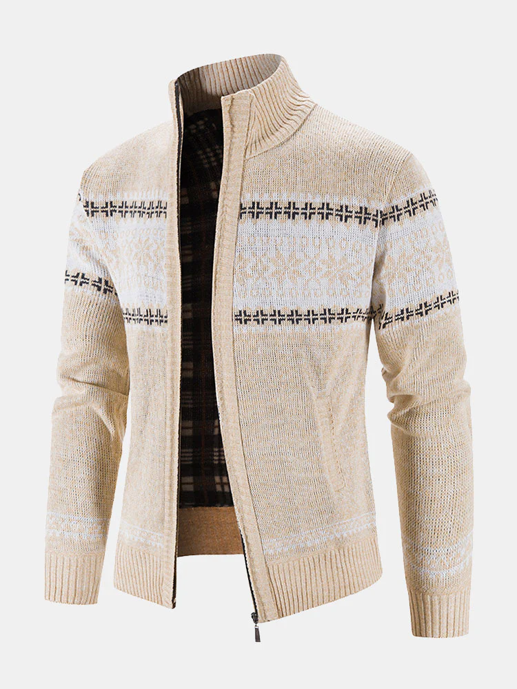 Geometrie Zip-Up Pullover - Image 4