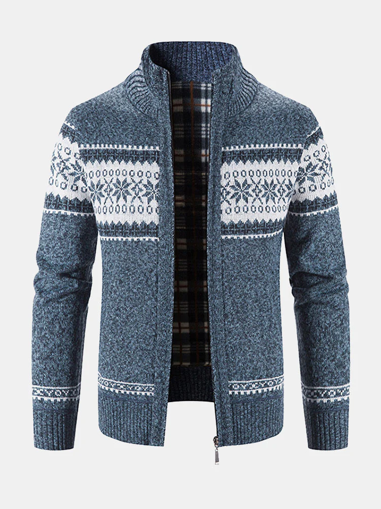 Geometrie Zip-Up Pullover - Image 5