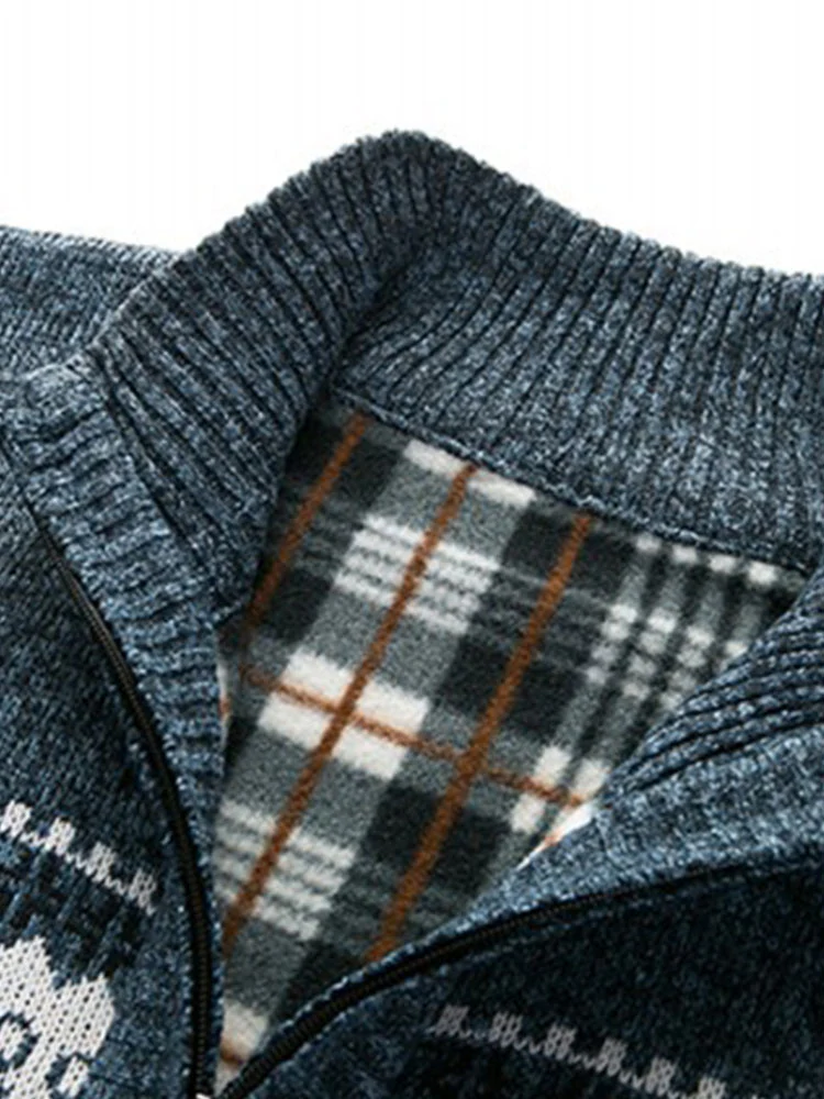 Geometrie Zip-Up Pullover - Image 9