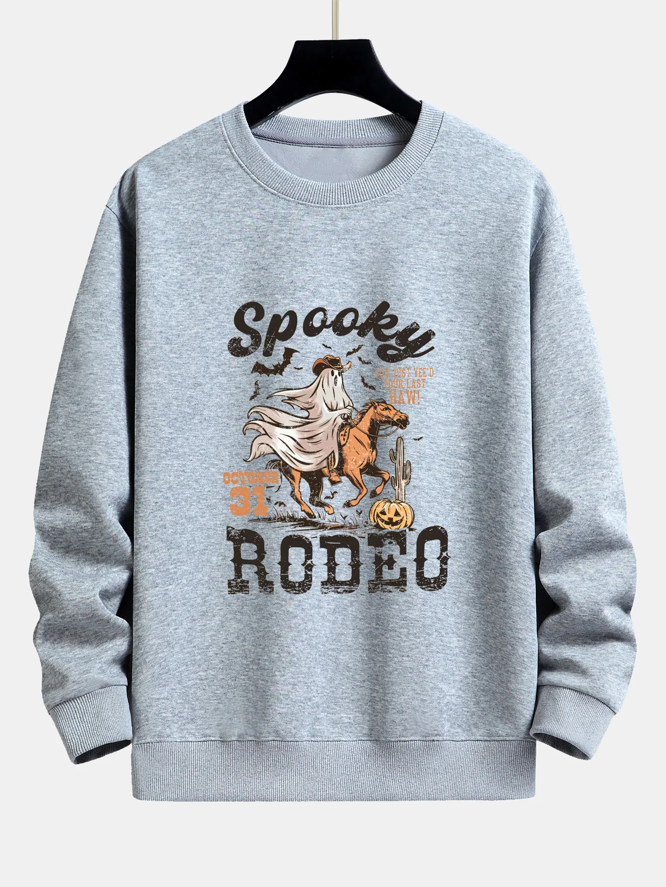 Ghost Cowboy Print Locker sitzendes Sweatshirt - Image 4
