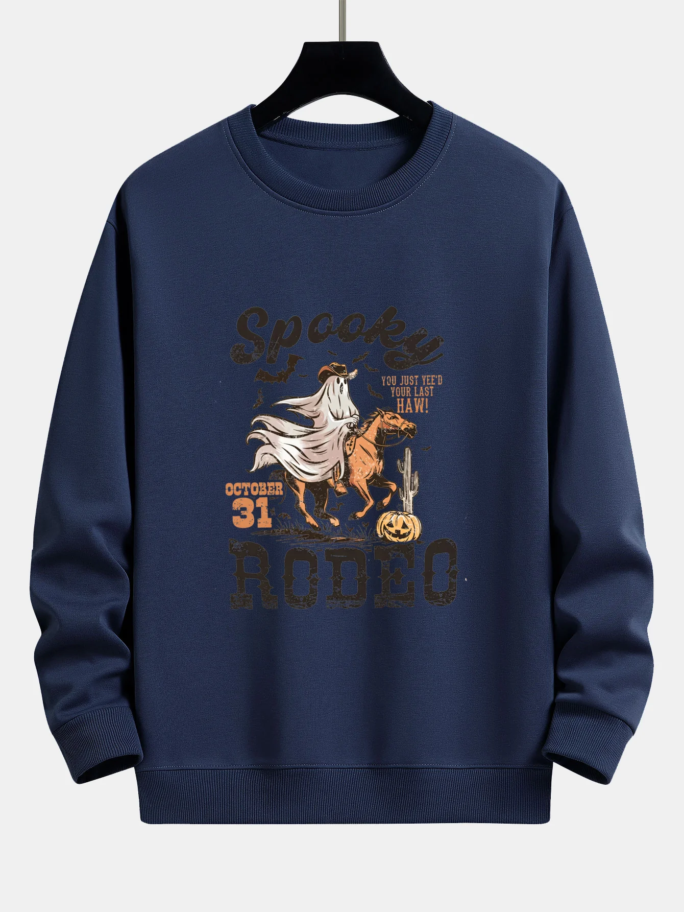 Ghost Cowboy Print Locker sitzendes Sweatshirt - Image 6