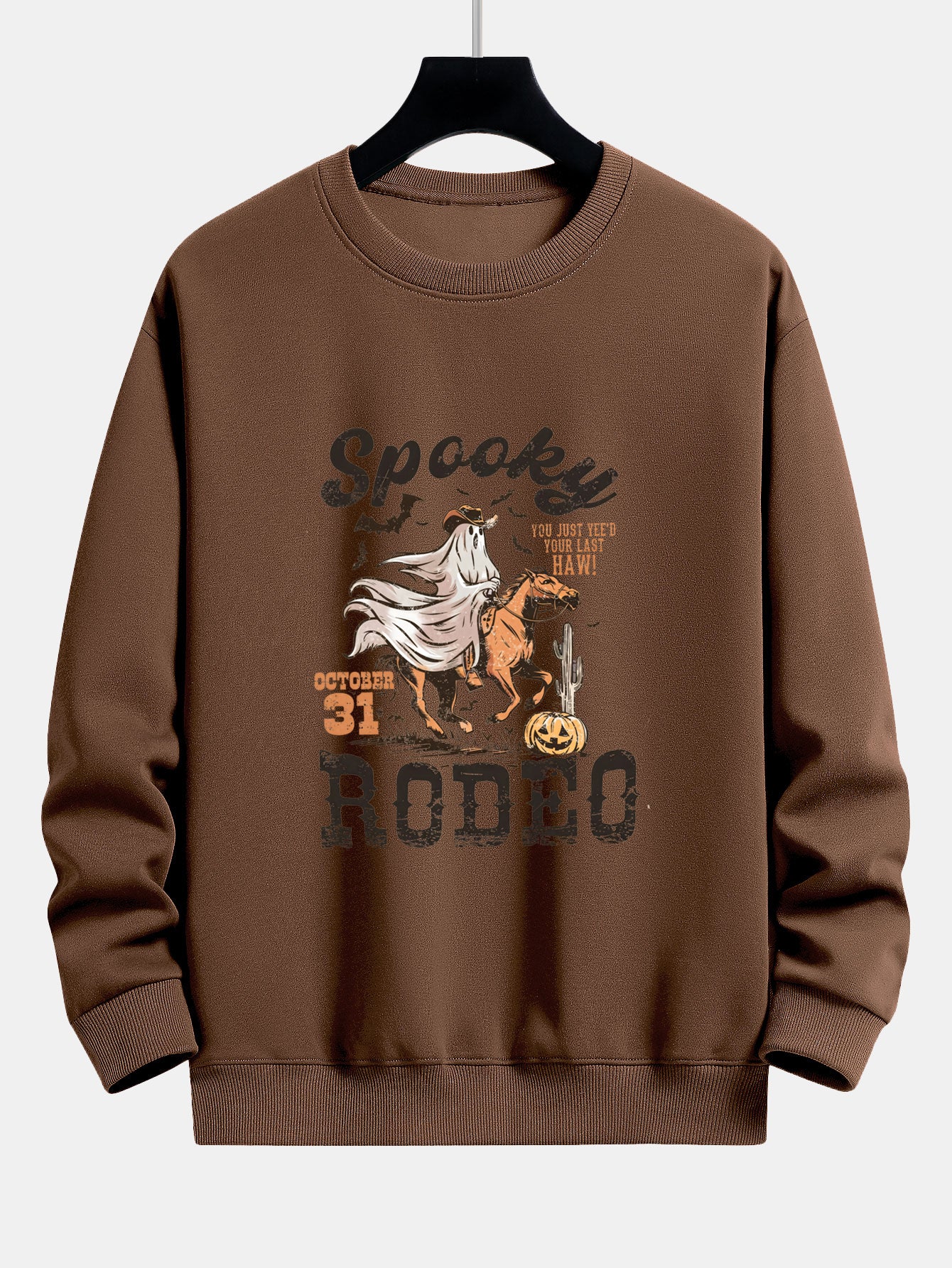 Ghost Cowboy Print Locker sitzendes Sweatshirt - Image 8