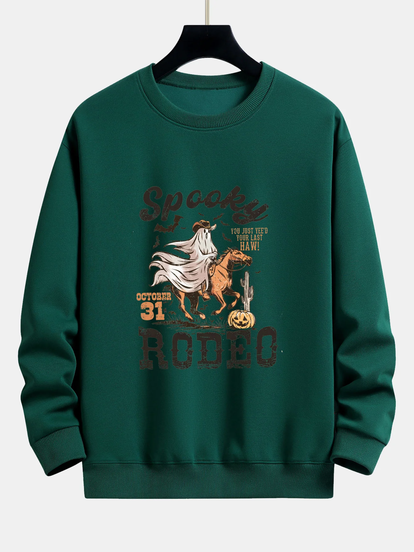 Ghost Cowboy Print Locker sitzendes Sweatshirt - Image 9