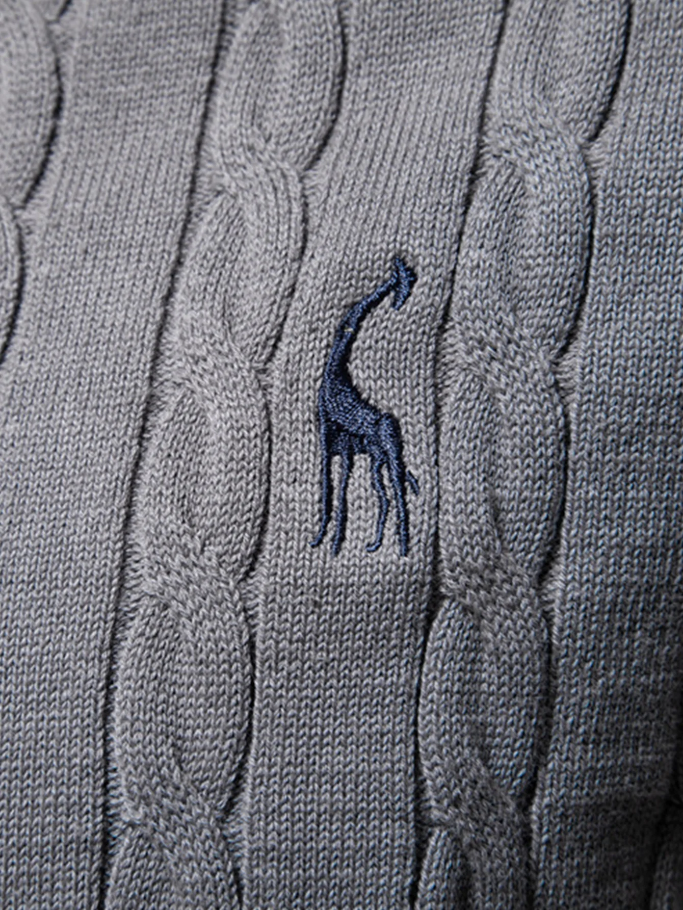 Giraffen-Stickerei Twist Jacquard Pullover - Image 21