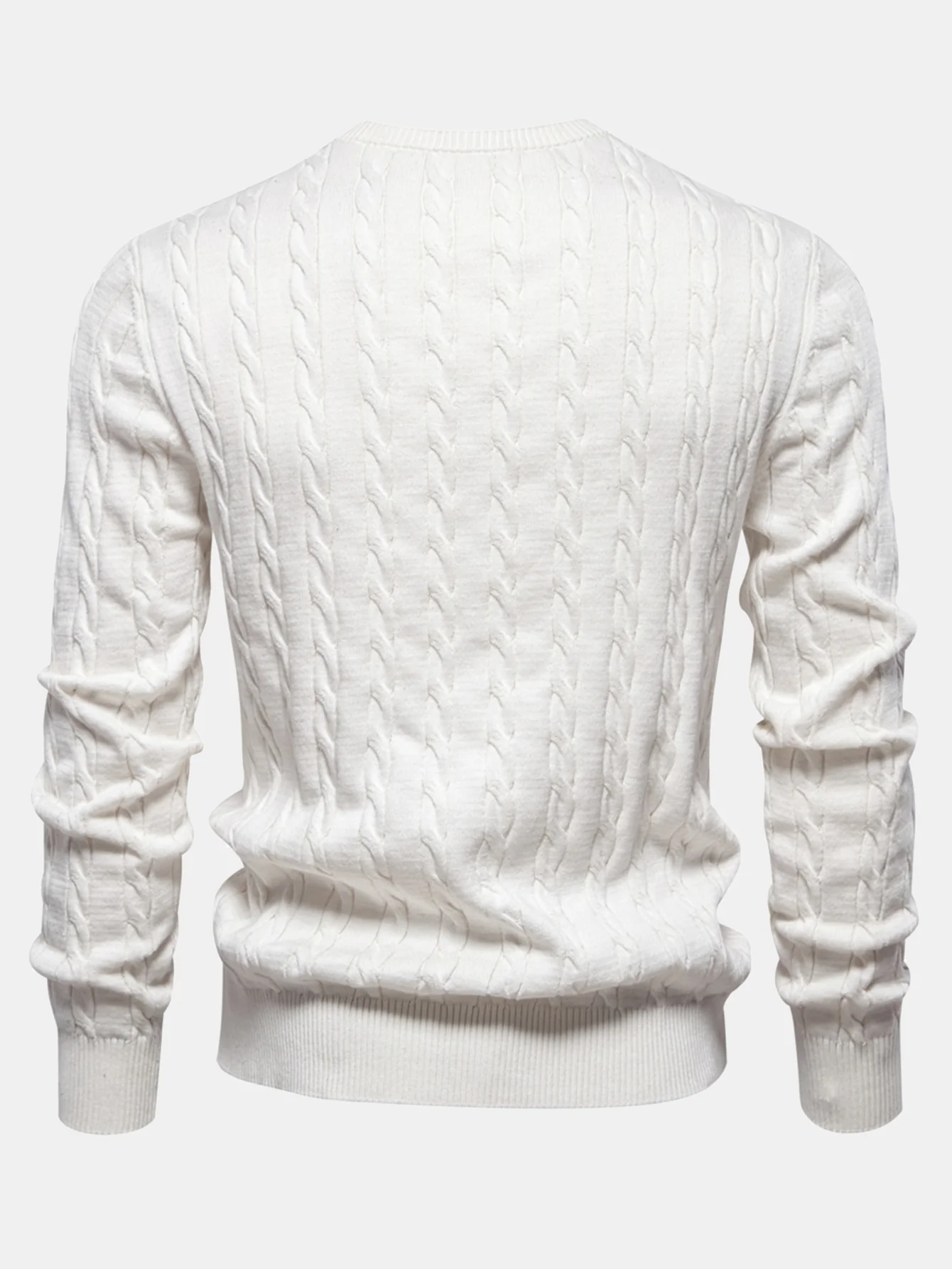 Giraffen-Stickerei Twist Jacquard Pullover - Image 4