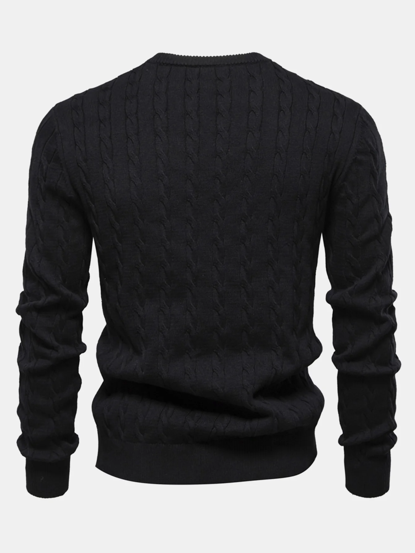 Giraffen-Stickerei Twist Jacquard Pullover - Image 6